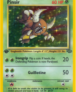1999 Pokemon WOTC Jungle 1st Edition Pinsir 9/64 Holo Rare MP
